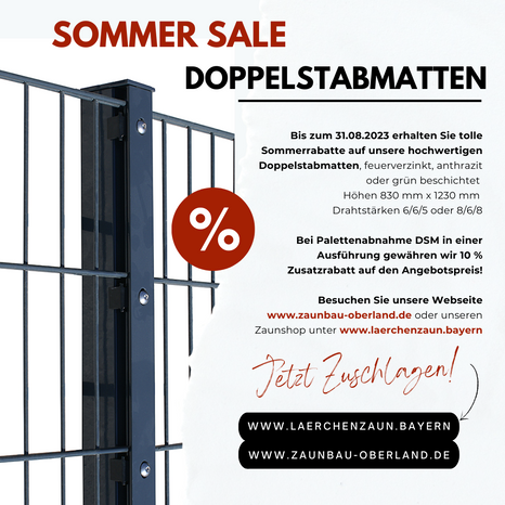 Zaunshop Eröffnung